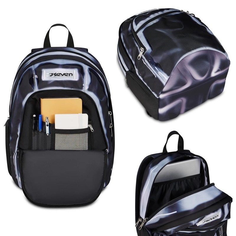 ZAINO SEVEN DUAL SHADOWS OF COLOR GRIGIO CENERE - immagine 4