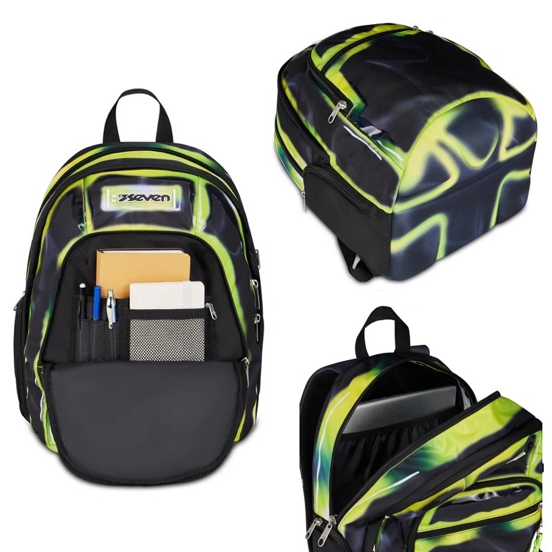 ZAINO SEVEN DUAL SHADOWS OF COLOR LIME - immagine 4