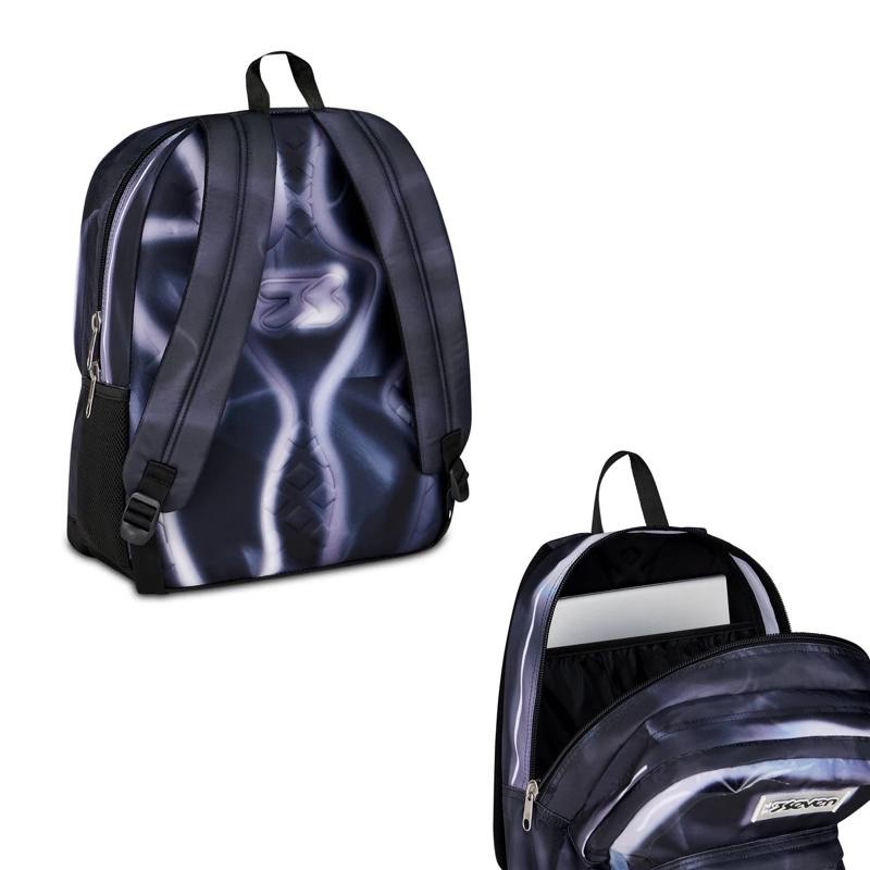 ZAINO SEVEN FREETHINK SHADOWS OF COLOR GRIGIO CENERE - immagine 4