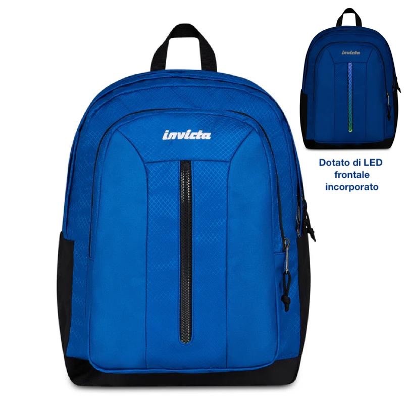 ZAINO INVICTA JELEK UP LED BLU