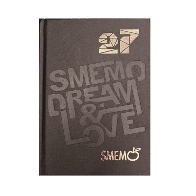 Diario Agenda Smemo Dream&Love 2026/27 16 Mesi Classic L Nero/Argento