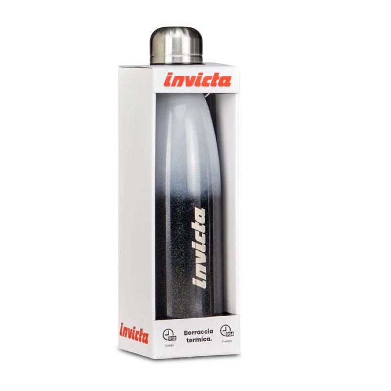 BORRACCIA INVICTA TERMICA SHINE NERO GRIGIO - immagine 2