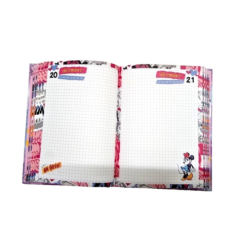 DIARIO AGENDA SCOLASTICO STANDARD MINNIE ROSES 10 MESI - immagine 3