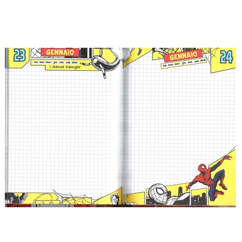 Diario Agenda Spider-Man 10 Mesi - immagine 2