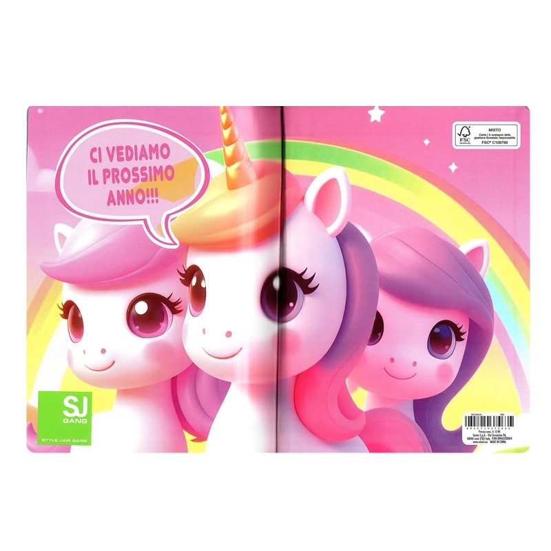 Diario Agenda Sj Gang Wondrous Girl Fluffy Pink 10 Mesi Datato 2026/2027 - immagine 4
