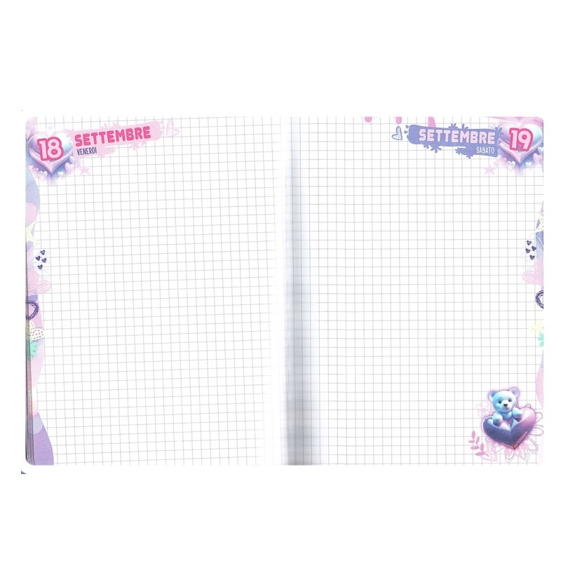 Diario Agenda Sj Gang Wondrous Space Girl 10 Mesi Datato 2026/2027 - immagine 3
