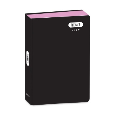 DIARIO AGENDA POCKET 12 MESI 2026/2027 PASTELLO TEENACE BLACK
