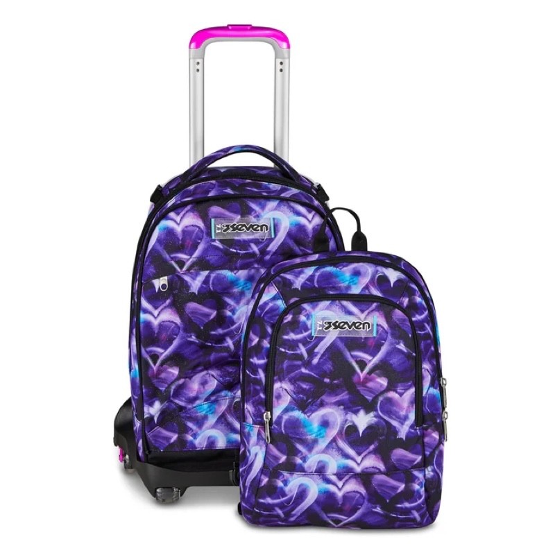 ZAINO TROLLEY JACK SEVEN 8 RUOTE DETACH LOVEPASS - immagine 2