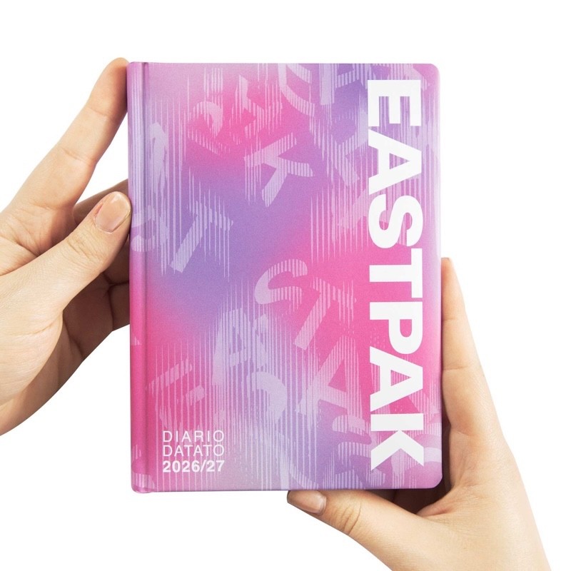 Diario Agenda Eastpak Datato 13 Mesi Medium 2026/2027 Letterdye Pink