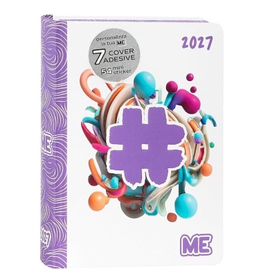 Diario Agenda Medium 16 Mesi My Evolution Me Hashtag Lilac 2026/2027