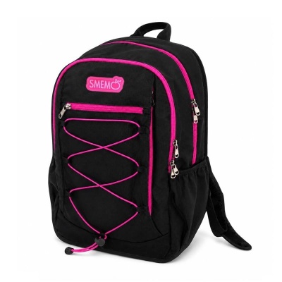 Zaino Large Smemo Smemoranda Large Black Pink