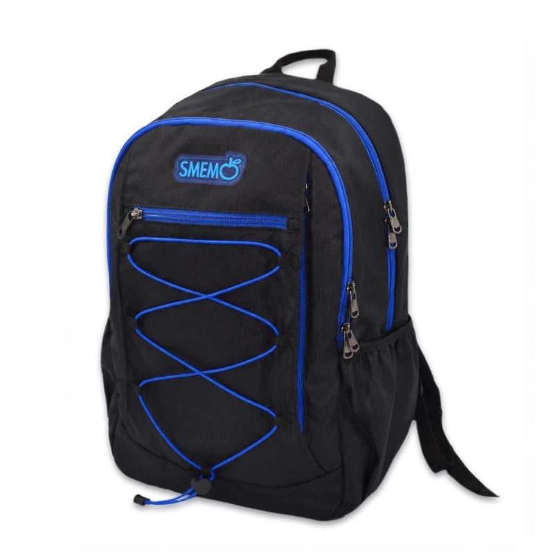 Zaino Large Smemo Smemoranda Large Black Blue