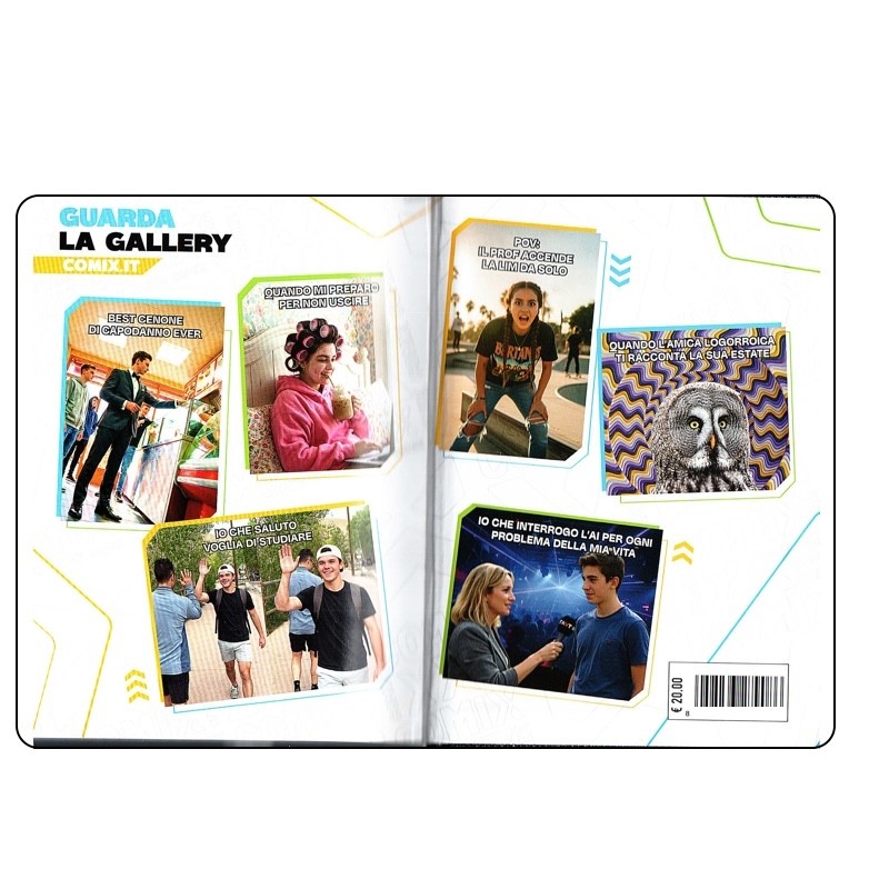 DIARIO MINI COMIX 16 MESI GLITTER VIOLA 2026/2027 - immagine 5