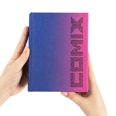 DIARIO STD COMIX 16 MESI GLITTER VIOLA 2026/2027