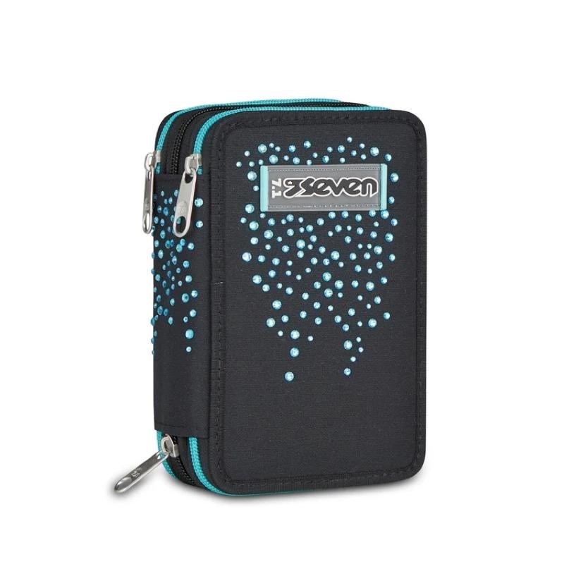 ASTUCCIO SEVEN 3 ZIP GLITZYCUTE BLACK/GREEN