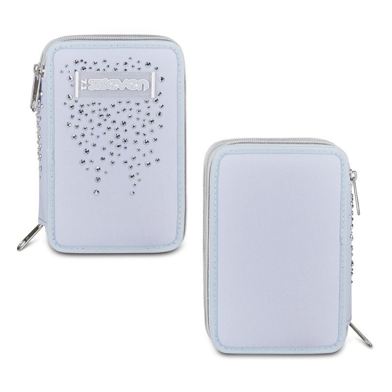 ASTUCCIO SEVEN 3 ZIP GLITZYCUTE GHIACCIO - immagine 2