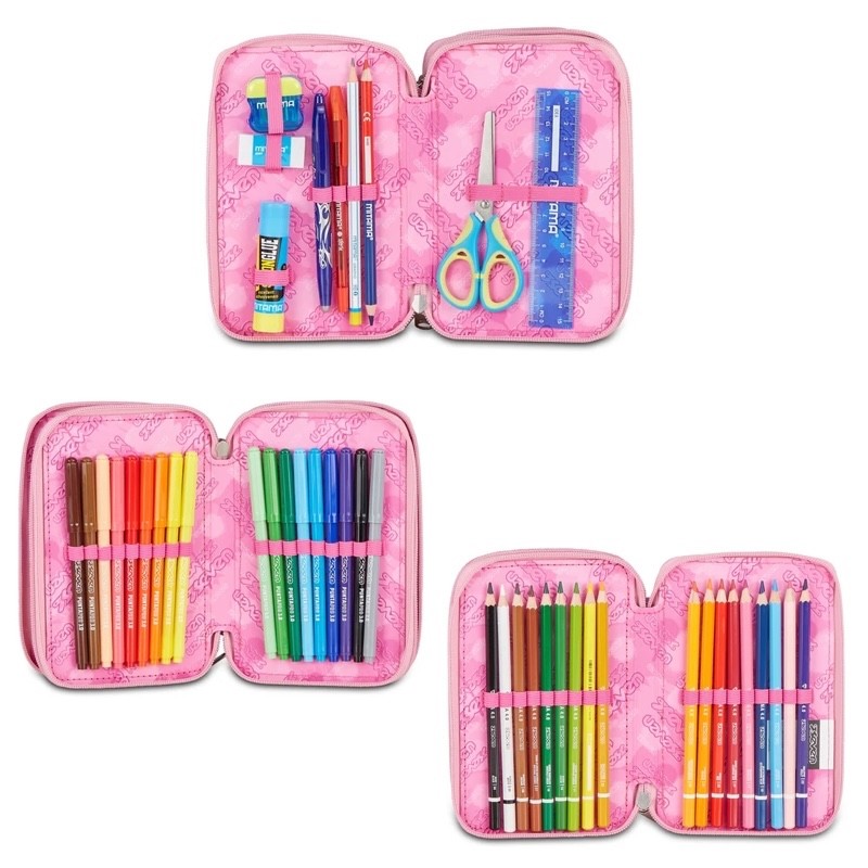 ASTUCCIO SEVEN 3 ZIP GLITZYCUTE PINK - immagine 4