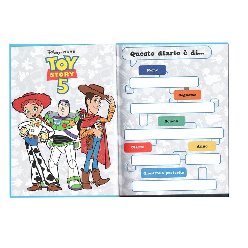 Diario Agenda Toy Story 5 Buzz Lightyear 10 Mesi - immagine 2