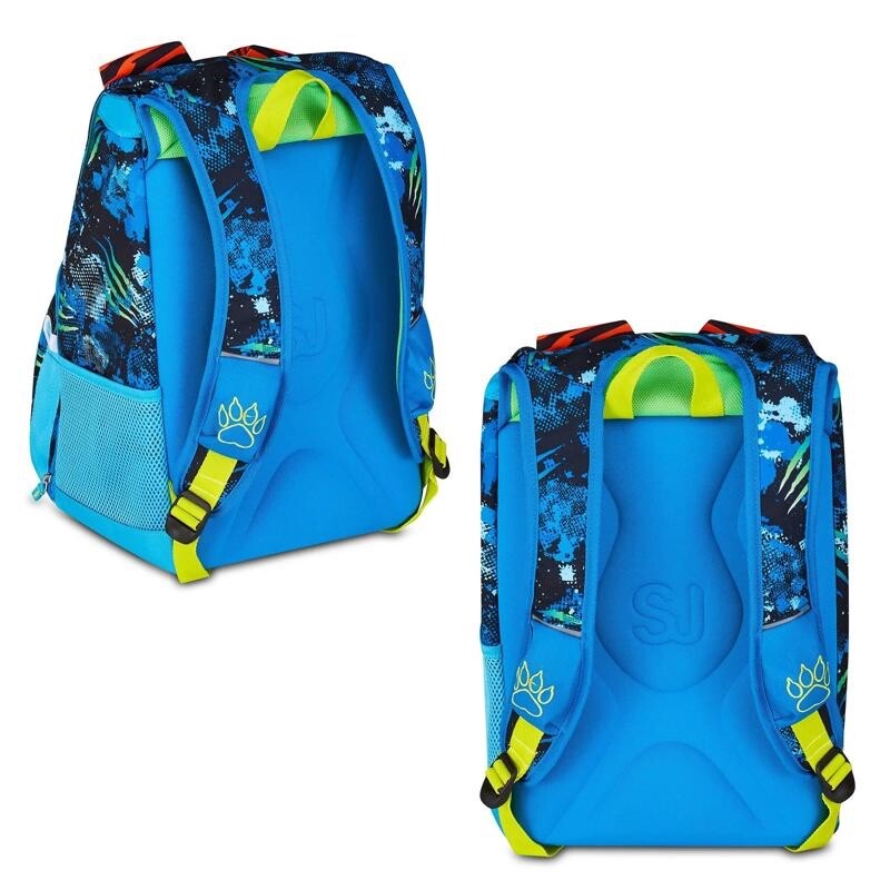 Zaino Scuola Seven SJ Sdoppiabile Big Gang Air Tiger + Astuccio 3 zip - immagine 4