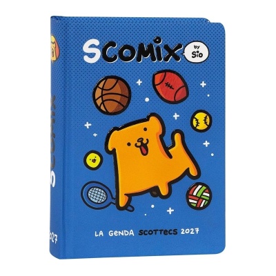 Diario Agenda Medium 16 Mesi 2026/2027 Scomix by Sio Blu