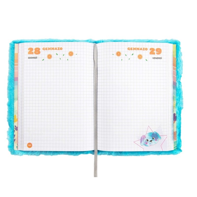 Diario Standard Plush Mofu Mofu Bradipo 12 Mesi 2026/2027 - immagine 3