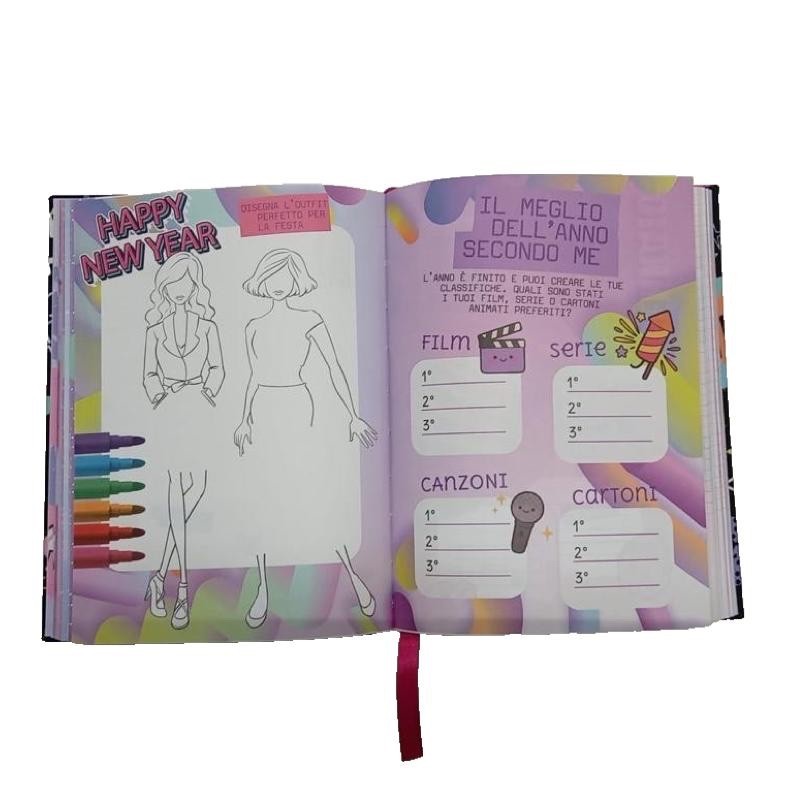 DIARIO AGENDA SCUOLA MITAMA JUNIOR PINK BUTTERFLY - immagine 3