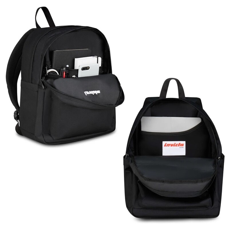 ZAINO INVCTA LAB PLAIN NERO - immagine 3