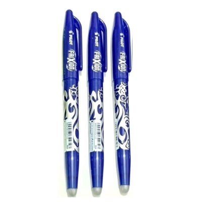3 PENNE PILOT ROLLER FRIXION 0.7 MM BLU