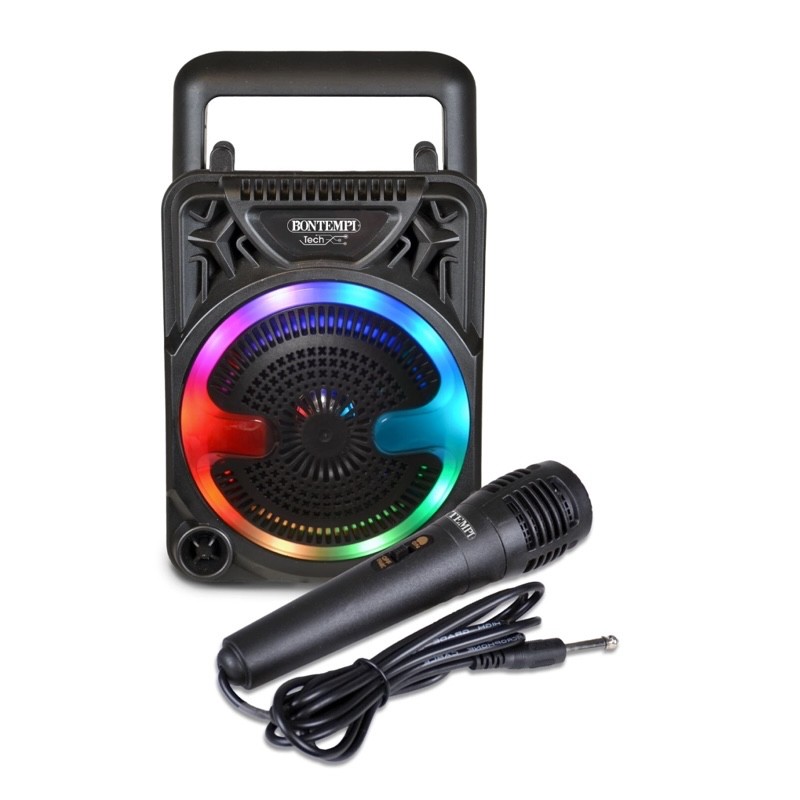 Cassa Wireless speaker with dynamic microphone & RGB lights Bontempi 49 1000 - immagine 2