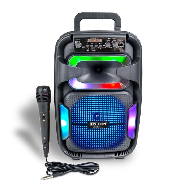 Cassa Wireless speaker with dynamic microphone & RGB lights Bontempi 49 1030 - immagine 2