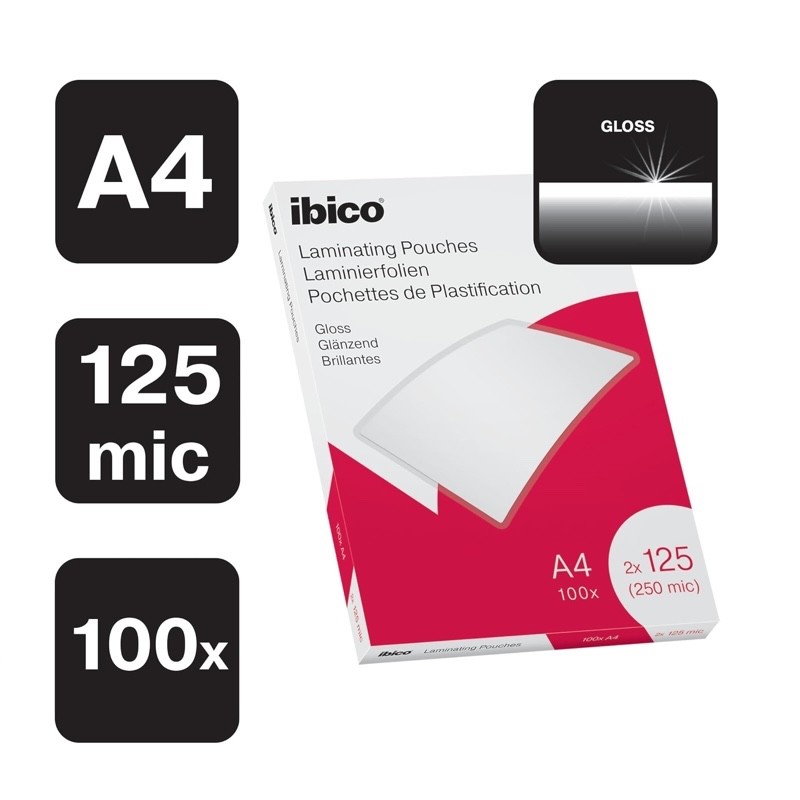 Pouch Fogli Plastificazione a caldo Formato A4 125 Micron (2x125) Cf 100 - immagine 4