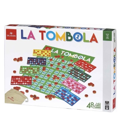 DAL NEGRO LA TOMBOLA GIOCO DA TAVOLO  48 CARTELLE