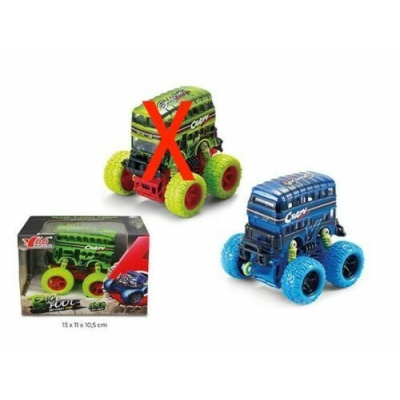 MONSTER CAR DOUBLEDECK BUS 1:34 95438 DAL NEGRO TEODOMIRO colore blu