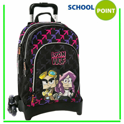 TROLLEY STACCABILE ZAINO NEW LYON GAMER  ANNA
