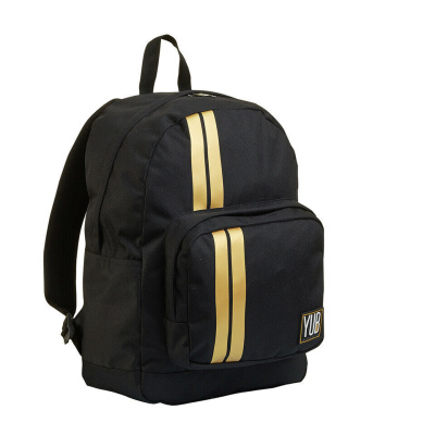 ZAINO MONO SCOMPARTO YUB SEVEN  METAL STRIPES ORO
