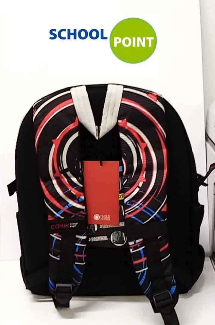 ZAINO SCUOLA COMIX SOUND WAVE CON PANNELLO LED E SPEAKER Rosso - immagine 3