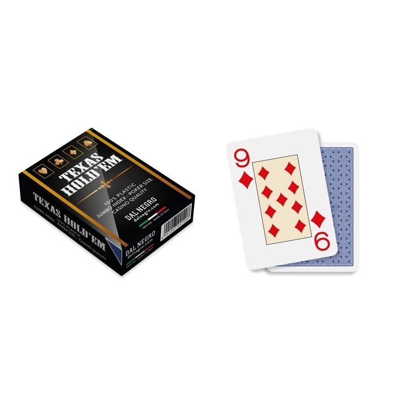Mazzo Di Carte Da Gioco Texas Hold?Em Blu Di Alta Qualit?