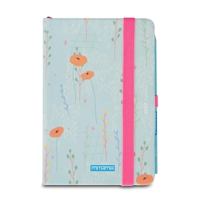 Agenda Mitama 2027 Settimanale Pocket 16 mesi Tulipano con Matita 9x14cm
