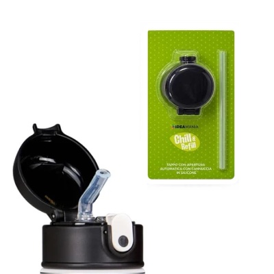 Tappo per borraccia termica Ideamania Chill & Refill Nero