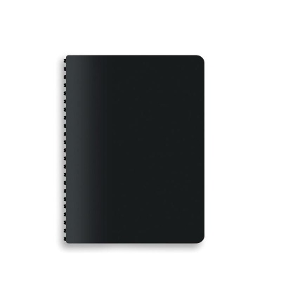 AGENDA 2027 SETTIMANALE SEVEN IDEAMANIA EASY WIRE 12 MESI ECOPELLE BLACK 12x17